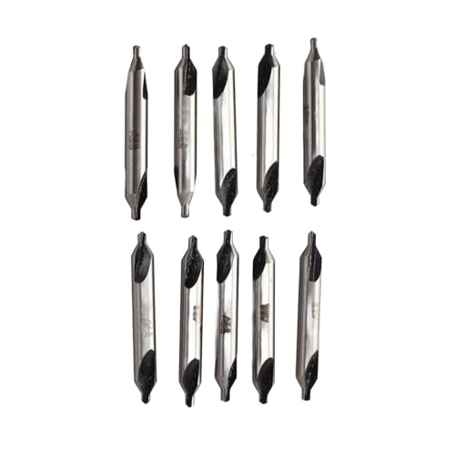 Fdit Robust 10pcs Mittelbohrbit mit Einem Durchmesser von 2,5 Mm für Genaue Startlöcher und Langes Werkzeuglebensdauer von Fdit