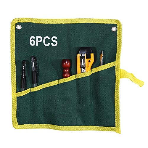 Fdit Roll-Up-Werkzeugtasche mit Maulschlüssel, Zange, Organizer-Tasche aus strapazierfähigem Segeltuch 6/8/10/12/14/25 Taschen, 6Pockets Fdit Roll-Up-Werkzeugtasche mit Maulschlüssel, Zange, Organizer-Tasche aus strapazierfähigem Segeltuch 6/8/10/12/14/25 Taschen, 6Pockets von Fdit