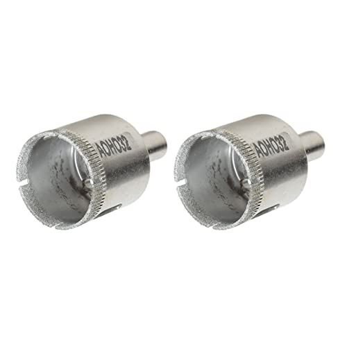 Fdit Runde Schaft -Diamantbohrer für Marmor- und Glas 2 PCS 32 mm Lochöffner für Bauarbeiter und Hausbesitzer Fdit Runde Schaft -Diamantbohrer für Marmor- und Glas 2 PCS 32 mm Lochöffner für Bauarbeiter und Hausbesitzer von Fdit