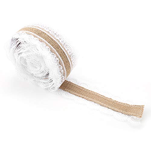 Fdit Sackleinenband, 10 M Sackleinenbrötchen mit Herzförmiger Spitze Natürlicher Jute Weihnachten Hochzeitdekoration 6 Cm Breite Hessian für Kunstwerke Fdit Sackleinenband, 10 M Sackleinenbrötchen mit Herzförmiger Spitze Natürlicher Jute Weihnachten Hochzeitdekoration 6 Cm Breite Hessian für Kunstwerke von Fdit