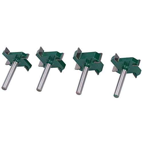 Fdit Slot-Bit-Router für die Holzverarbeitung in der Industriellen Klasse 4-Flukte | Stamb 6 Mm | YG6 Allary + Kohlenstoffstahl | Effizient und Praktisch von Fdit