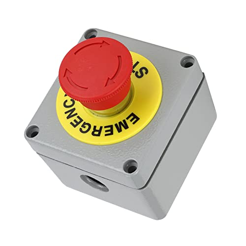 Fdit Switching -Abschnitt IP66 Staubdicht 1 Notfall -Notfallknopf Cassa für Außenhäuser (80 * 75 * 60) von Fdit