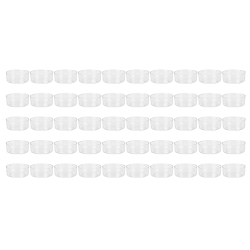 Fdit Wachsschmelzform Einzigartiges Design DIY Kerzenform, Hochwertiger Kunststoffbehälter, Praktische und Bequeme Kerzenzubehör, das für Hausgemachte Kerzen Geeignet Ist (Plastikrunde Form) von Fdit