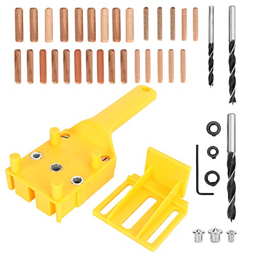 Handheld -Holzbearbeitungsdübel -Jig, ABS Punch Locator Set, Sägenwerkzeuge mit Genauer Buchsenpositionierung, Dübelverbindungen für Eckgelenke Handheld -Holzbearbeitungsdübel -Jig, ABS Punch Locator Set, Sägenwerkzeuge mit Genauer Buchsenpositionierung, Dübelverbindungen für Eckgelenke von Fdit