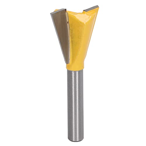 Holzrillenschneider Schwalbenschwanzform Router Bit Einfach mit 6 Mm 1/4 -Zoll -Schaft, Hocheffizient für die Holzbearbeitung (6*3/4) von Fdit