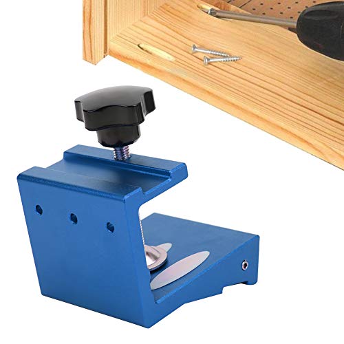 Kompakttasche Gat Bohrhandbuch Aluminiumlegierung Holzbearbeitung Gat Punch Tool für Do -the -Yourself Projekte Rot/blau (BLUE) von Fdit