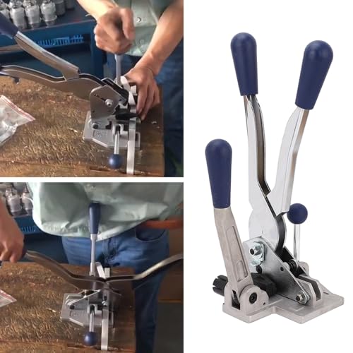 PP Berührte Verkostung, Dauerhaftes Stahlgürtel -Werkzeug mit Befestigungs-, Schnapp- und Schneidfunktionen, Geeignet für die Verpackung Verschiedener Materialien (22x12x5cm / 8.7x4.7x2.0in) von Fdit