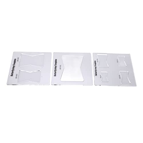 Pack von Dekorativen Modellen von Holzarbeit Routern 3 Modelle aus Schmetterling Eingelegt mit Langlebig, Zur Restaurierung und Verstärkungsmöbel Eingraviert von Fdit