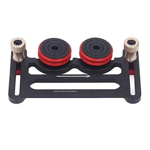Roller Zum Schneiden eines Holzbearbeitungstisches - Doppellagerbrühe mit Gleitblöcken, Stabile Struktur und Hohe Genauigkeit für Standard 30 und 45 Sockeln, 1 Roller - Schwarz Roller Zum Schneiden eines Holzbearbeitungstisches - Doppellagerbrühe mit Gleitblöcken, Stabile Struktur und Hohe Genauigkeit für Standard 30 und 45 Sockeln, 1 Roller - Schwarz von Fdit