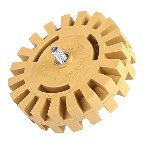 Schnellentfernungsfahrzeug für Haltbare Gummi -Rad -Radiergummi und Produkte 100 mm Gummibohrrad (4 Zoll Griffdurchmesser 6mm) von Fdit
