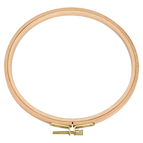 Stickrahmen Hoop Circle Cross Stitch Hoop Ring Frame für Sticknadel Arts DIY Tool und Cross Stitch(diameter 18CM) von Fdit