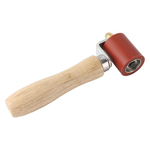 Tapete Tapete mit Einer Gangwood Roller Abgenutzte Griff -Gang -Silikonbearbeitung Abnehmbarer Nahtteststruktur (Rot, Breite 40 mm) von Fdit