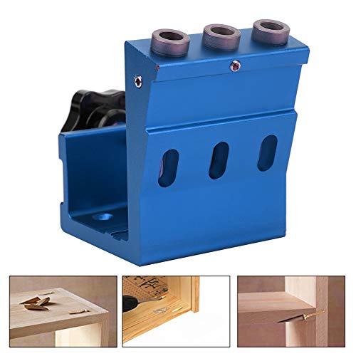 Taschenholzbehandlungsbehandlung Jig Jig Ausgeglichenes Aluminium -Heimwerkzeug für Möbel und Holz Rot Getrennt (BLUE) von Fdit