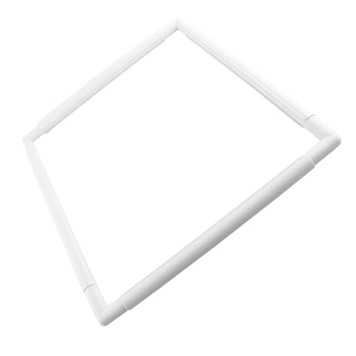 Fdit Universeller Stickrahmen mit Cliprahmen, Kunststoffcliprahmen, DIY-Nähwerkzeug-Stichrahmen(43.1 * 43.1cm) von Fdit