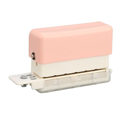 VEYETTE Elektrischer 3-Loch-Papierstanzer mit Adapter, Robuster Kommerzieller Locher für Büro, Schule, Grau, 30 Blatt Kapazität (Rosa) von Fdit