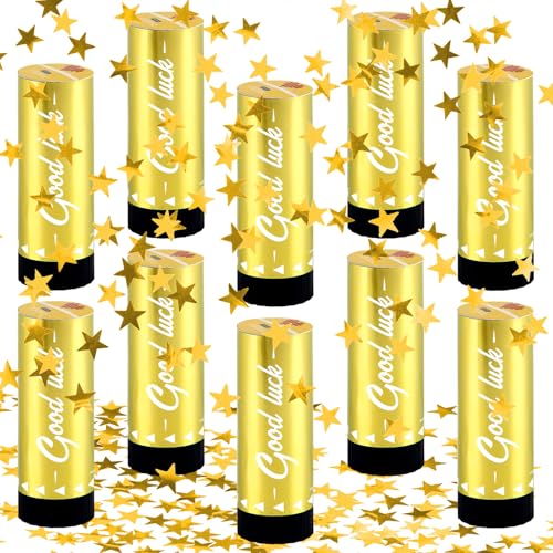 FePen Stern-Konfettikanone*10, Metallische Sterne und Herzen in Gold, Silber und Rosegold, Hochzeit, Geburtstag, Weihnachten, Feiertag, Firmenfeier, PVC FePen Stern-Konfettikanone*10, Metallische Sterne und Herzen in Gold, Silber und Rosegold, Hochzeit, Geburtstag, Weihnachten, Feiertag, Firmenfeier, PVC von FePen