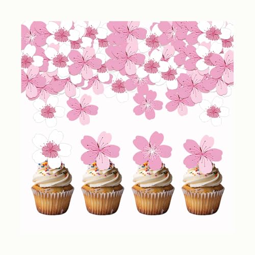 Essbare Sakura-Cupcakes Essbare Sakura-Cupcakes von Febbya