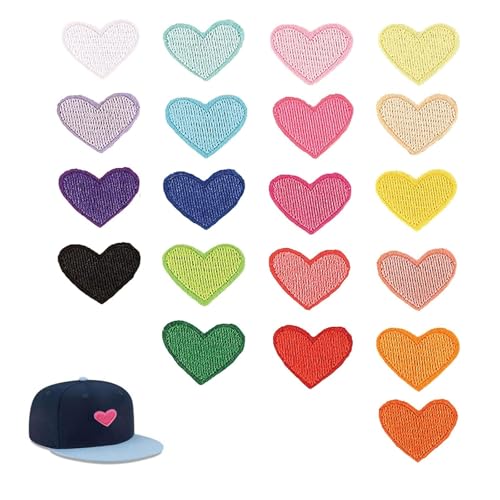 Patches Zum Aufnähen,20 Stück Herz Stickerei Aufnäher Mini Herzform Patches zum Aufnähen Herzen Flicken zum Aufnähen Herzen Aufnäher für Hut Jacke Jeans Rucksäcke Tasche DIY Dekoration Patches Zum Aufnähen,20 Stück Herz Stickerei Aufnäher Mini Herzform Patches zum Aufnähen Herzen Flicken zum Aufnähen Herzen Aufnäher für Hut Jacke Jeans Rucksäcke Tasche DIY Dekoration von Febbya