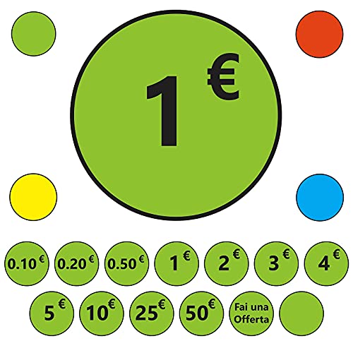 1120 Euro-Preiseetiketten farbig ideal für Garagenmärkte, Märkte, Geschäfte, Rabatte / Preisschilder / Preisschilder / Verkaufsschilder / Verkaufsschilder / Verkaufsaufkleber 1120 Euro-Preiseetiketten farbig ideal für Garagenmärkte, Märkte, Geschäfte, Rabatte / Preisschilder / Preisschilder / Verkaufsschilder / Verkaufsschilder / Verkaufsaufkleber von Febio