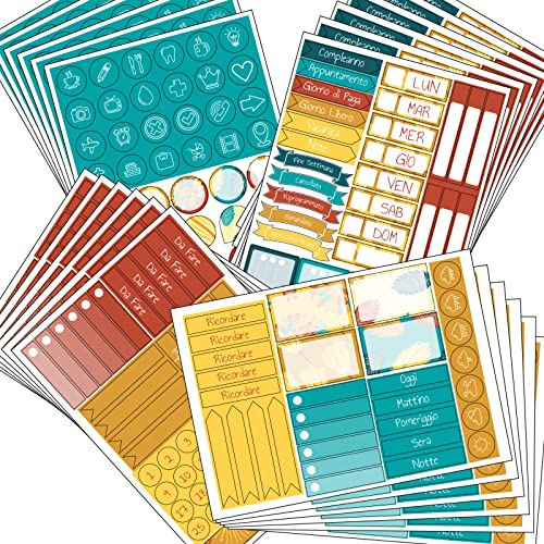 Aufkleber für Terminplaner, italienischer Planer, Aufkleber für Planer / Aufkleber für Planer / Tagebuch / Aufkleber für Planer und Agendas / Labels Agendas Planners Aufkleber für Terminplaner, italienischer Planer, Aufkleber für Planer / Aufkleber für Planer / Tagebuch / Aufkleber für Planer und Agendas / Labels Agendas Planners von Febio