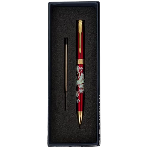 February Mountain Perlmutt-Kugelschreiber, einziehbarer Kugelschreiber, für Geschenk, Business, Büro, 1,0 mm mittlere Spitze, schwarze Tinte, Extras austauschbare Metallminen February Mountain Perlmutt-Kugelschreiber, einziehbarer Kugelschreiber, für Geschenk, Business, Büro, 1,0 mm mittlere Spitze, schwarze Tinte, Extras austauschbare Metallminen von February Mountain