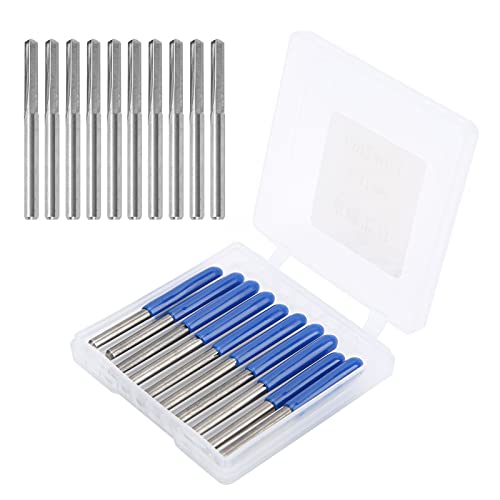 10pcs 3,175 mm CNC Holzschnitzrouter Bit Wolfram Stahlgravurfräsen für Schleifmaschinen Benutzer Benutzer (90*0,2) von Febuliy