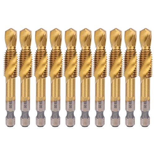 10pcs Tippen Sie auf Bits Ti beschichtetes M10 HSS -Bohrer zum Klopfen -Werkzeugschraubmaschine Zubehör 10pcs Tippen Sie auf Bits Ti beschichtetes M10 HSS -Bohrer zum Klopfen -Werkzeugschraubmaschine Zubehör von Febuliy