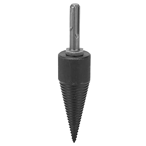 Brennholz -Splitter -Bohrer bitig effizientes spitzes Design Hammer Drill Square Griff im Freien Camping von Febuliy