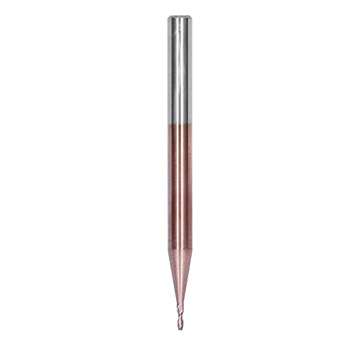 Carbide Square End Mill Stally Hochgeschnitten Starke Chipentfernungsleistung Mühlenschneider für Bearbeitung von Rillen, die für verschiedene Materialien anwendbar sind (D1*D4*2 * 50L) von Febuliy