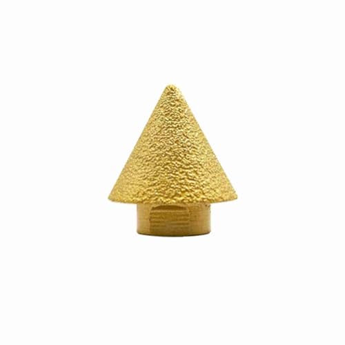 Diamond Grit Chamfer Brazed Tool Efficiently Enhances Stone Polishing for Hand Drills and Angle Grinders (38mm M10 chamfer bit) von Febuliy