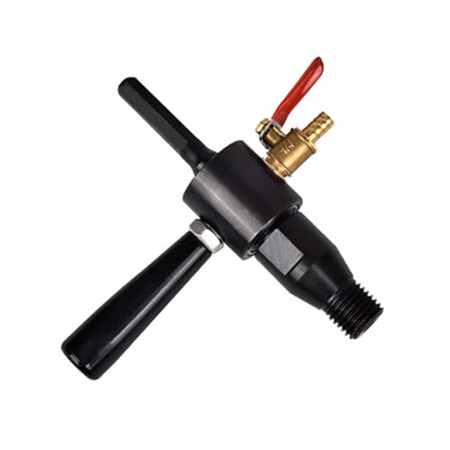 Electric Hammer Water Injector Connecting Rod Water Drilling Rig Conversion Head Connection Tool Electric Drill Turn Water Drill Tool Electric Hammer Adapter Home Repair (Hexagonal Handle) von Febuliy