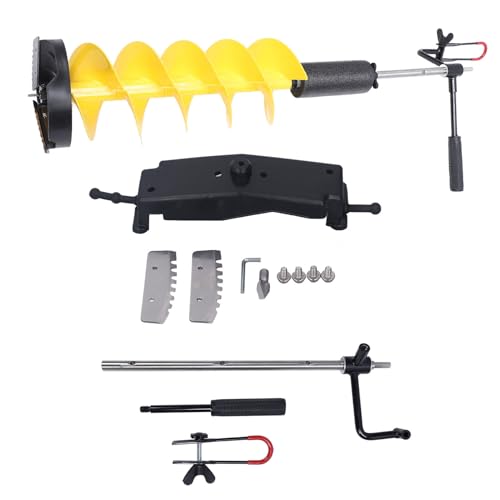 Ice Auger Drill Bit 8in Hole Drilling 28in Length Floatable Ice Fishing Drill Bit with 27.5in Ice Auger Drill Bit 8in Hole Drilling 28in Length Floatable Ice Fishing Drill Bit with 27.5in von Febuliy