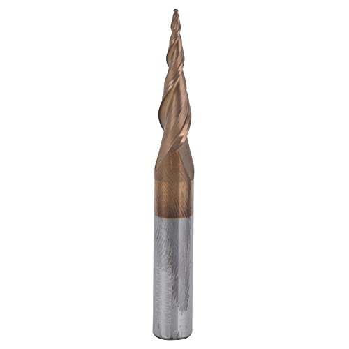 Kegelende Mühlen Wolfram -Stahl -Chip -Entfernung hohe Oberflächen -Finish -Holzfahrzeuge geeignete CNC -Gravurmaschine (R0.25*20*D6*50) von Febuliy
