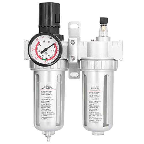 Luftfilter-Druckregler Aluminium legierung Wasserfallen-Separator-Kit für Maschinenbau (SFC400) von Febuliy