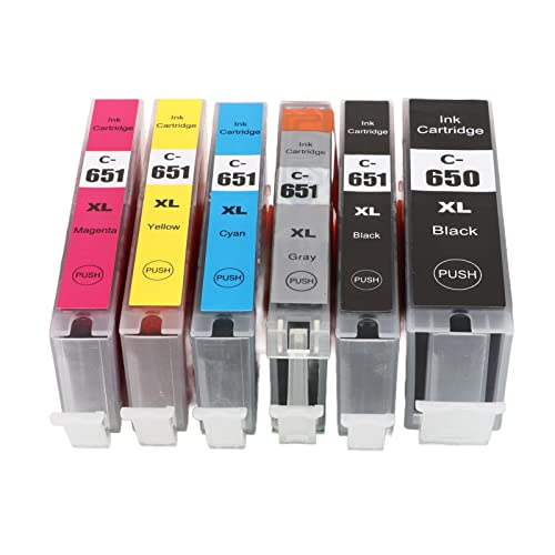 Mg5460 Mg5560 Mg5660 Mg6360 Mg6460 Mg660 La cartouche d'encre fournit des impressions plus douces (Bk Bk C M y Gy 6 Farben) von Febuliy