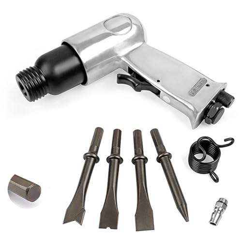Pneumatic Shovel AirHammer Professionnel Léger et Compact Outil de Démolition de Rouille Chisel Pneumatique pour l'Entretien et la Réparation de Voitures (Hexagonale Bar) von Febuliy