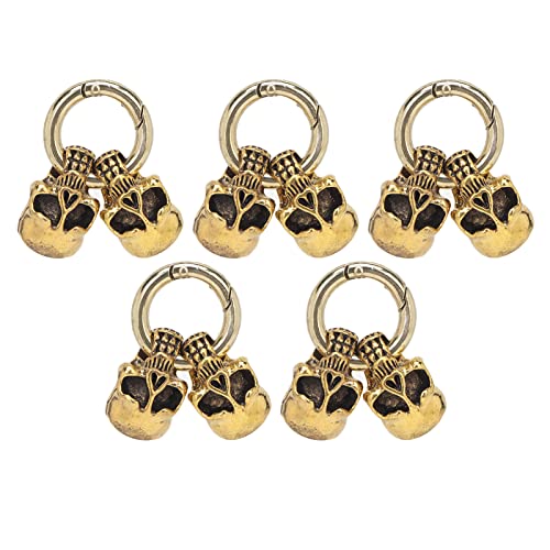 Skull Head Cord End ClaspsRetro Style Alloy Bracelet Buckle Jewelry Making Crafts von Febuliy