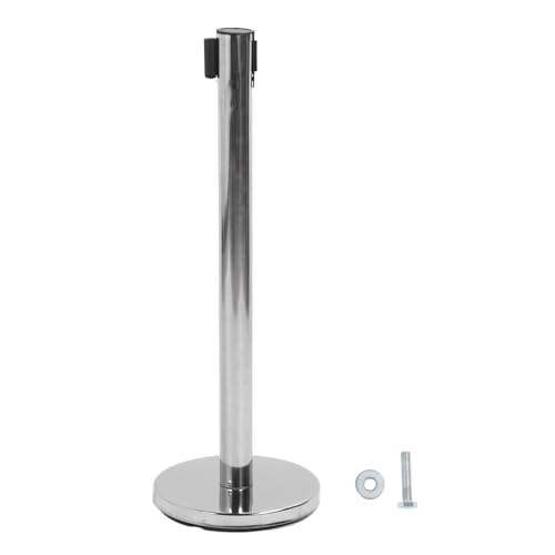 Stainless Steel Red Retractable Belt Stanchion Wedding Hotel Public Area von Febuliy