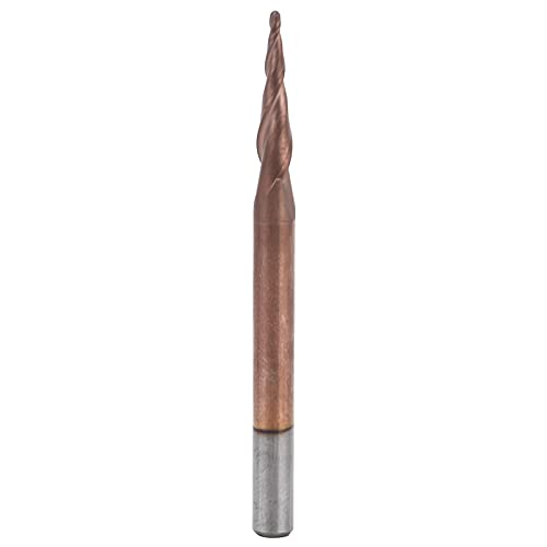 Wolframstahl konisch kugelköpfiger Mahlen Cutter R0.5x15xd4x50 für die Präzisionsende Mahlen von Febuliy