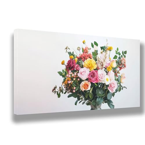 Blumen Malen Nach Zahlen Erwachsene XXL 70x140cm Malen Nach Zahlen Pflanzen DIY Handgemalt Ölgemälde Kit Paint by Numbers Adult Mit Pinseln Acrylfarbe Knitterfreie Leinwand Kit,Zimmer Deko, 1558-W von Feeaxeae