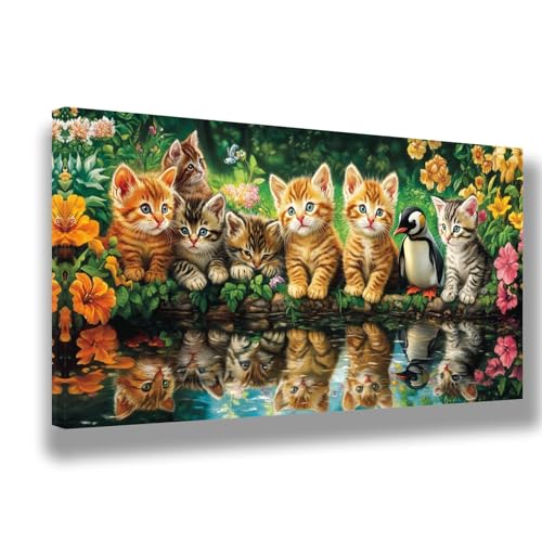 Katze Malen Nach Zahlen Erwachsene XXL 60x120cm Malen Nach Zahlen Landschaft DIY Handgemalt Ölgemälde Kit Paint by Numbers Adult Mit Pinseln Acrylfarbe Knitterfreie Leinwand Kit,Zimmer Deko, 1516-W Katze Malen Nach Zahlen Erwachsene XXL 60x120cm Malen Nach Zahlen Landschaft DIY Handgemalt Ölgemälde Kit Paint by Numbers Adult Mit Pinseln Acrylfarbe Knitterfreie Leinwand Kit,Zimmer Deko, 1516-W von Feeaxeae