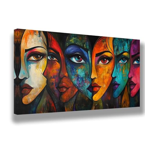 Malen Nach Zahlen Erwachsene Abstrakt Malen Nach Zahlen Frau Bild Malen-Nach-Zahlen, DIY ölgemäLde Kit für Anfänger Kinder, Lustige Geschenke für Geburtstag, Weihnachten (Ohne Rahmen) 90x180cm, 327-W von Feeaxeae