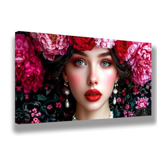 Malen Nach Zahlen Erwachsene Blumen Malen Nach Zahlen Frau Bild Malen-Nach-Zahlen, DIY ölgemäLde Kit für Anfänger Kinder, Lustige Geschenke für Geburtstag, Weihnachten (Ohne Rahmen) 80x160cm, 1503-W von Feeaxeae