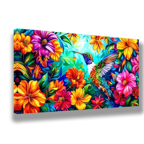 Malen Nach Zahlen Erwachsene Blumen Malen Nach Zahlen Tier Bild Malen-Nach-Zahlen, DIY ölgemäLde Kit für Anfänger Kinder, Lustige Geschenke für Geburtstag, Weihnachten (Ohne Rahmen) 100x200cm, 1488-W von Feeaxeae