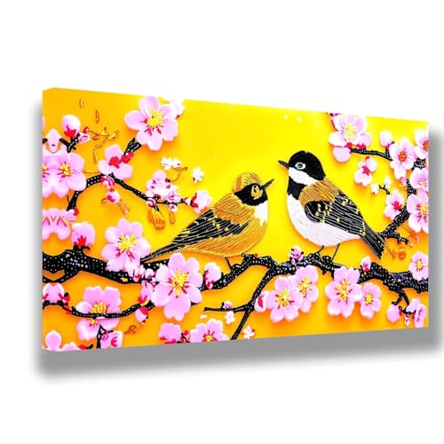 Malen Nach Zahlen Erwachsene Blumen Malen Nach Zahlen Tier Bild Malen-Nach-Zahlen, DIY ölgemäLde Kit für Anfänger Kinder, Lustige Geschenke für Geburtstag, Weihnachten (Ohne Rahmen) 80x160cm, 1491-W von Feeaxeae