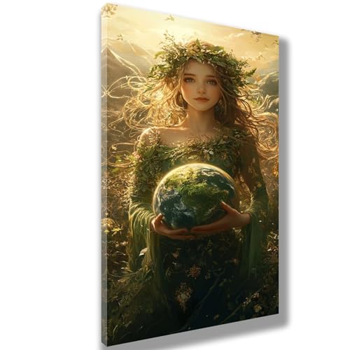 Malen Nach Zahlen Erwachsene Engel Malen Nach Zahlen Elf Bild Malen-Nach-Zahlen Erwachsene DIY ölgemäLde Kit für Anfänger Kinder,Lustige Geschenke für Geburtstag,Weihnachten(Ohne Rahmen)60x120cm,672-W von Feeaxeae