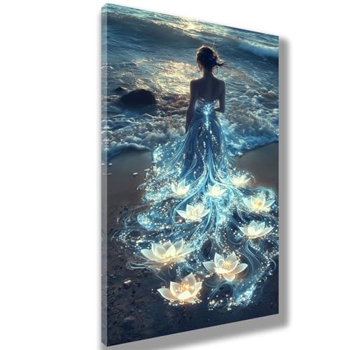 Malen Nach Zahlen Erwachsene Fantasie Malen Nach Zahlen Meer Bild Malen-Nach-Zahlen, DIY ölgemäLde Kit für Anfänger Kinder, Lustige Geschenke für Geburtstag, Weihnachten (Ohne Rahmen) 35x70cm, 681-W von Feeaxeae