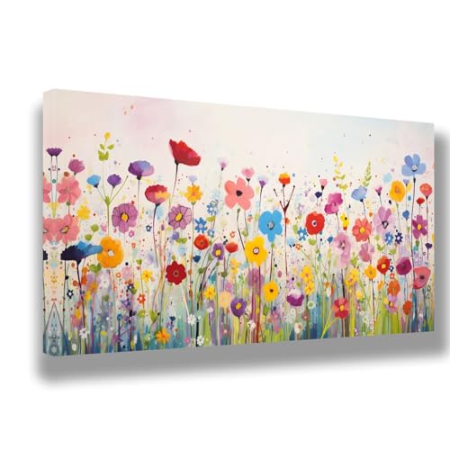 Malen Nach Zahlen Erwachsene Frühling Malen Nach Zahlen Blumen Bild Malen-Nach-Zahlen, DIY ölgemäLde Kit für Anfänger Kinder, Lustige Geschenke für Geburtstag, Weihnachten (Ohne Rahmen) 35x70cm, 654-W von Feeaxeae