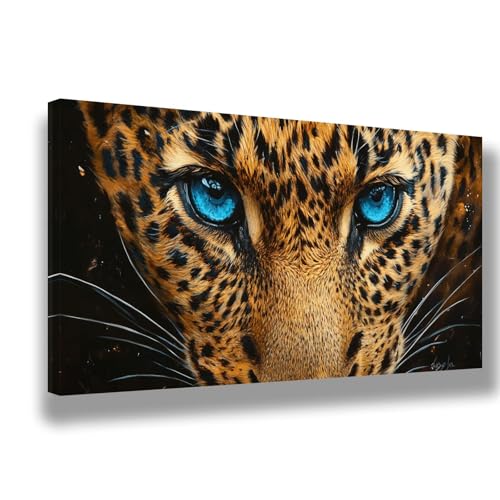 Malen Nach Zahlen Erwachsene Leopard Malen Nach Zahlen Tier Bild Malen-Nach-Zahlen, DIY ölgemäLde Kit für Anfänger Kinder, Lustige Geschenke für Geburtstag, Weihnachten (Ohne Rahmen) 60x120cm, 1548-W von Feeaxeae