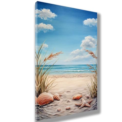 Malen Nach Zahlen Erwachsene Meer Malen Nach Zahlen Landschaft Bild Malen-Nach-Zahlen,DIY ölgemäLde Kit für Anfänger Kinder,Lustige Geschenke für Geburtstag,Weihnachten (Ohne Rahmen) 55x110cm,657-W von Feeaxeae
